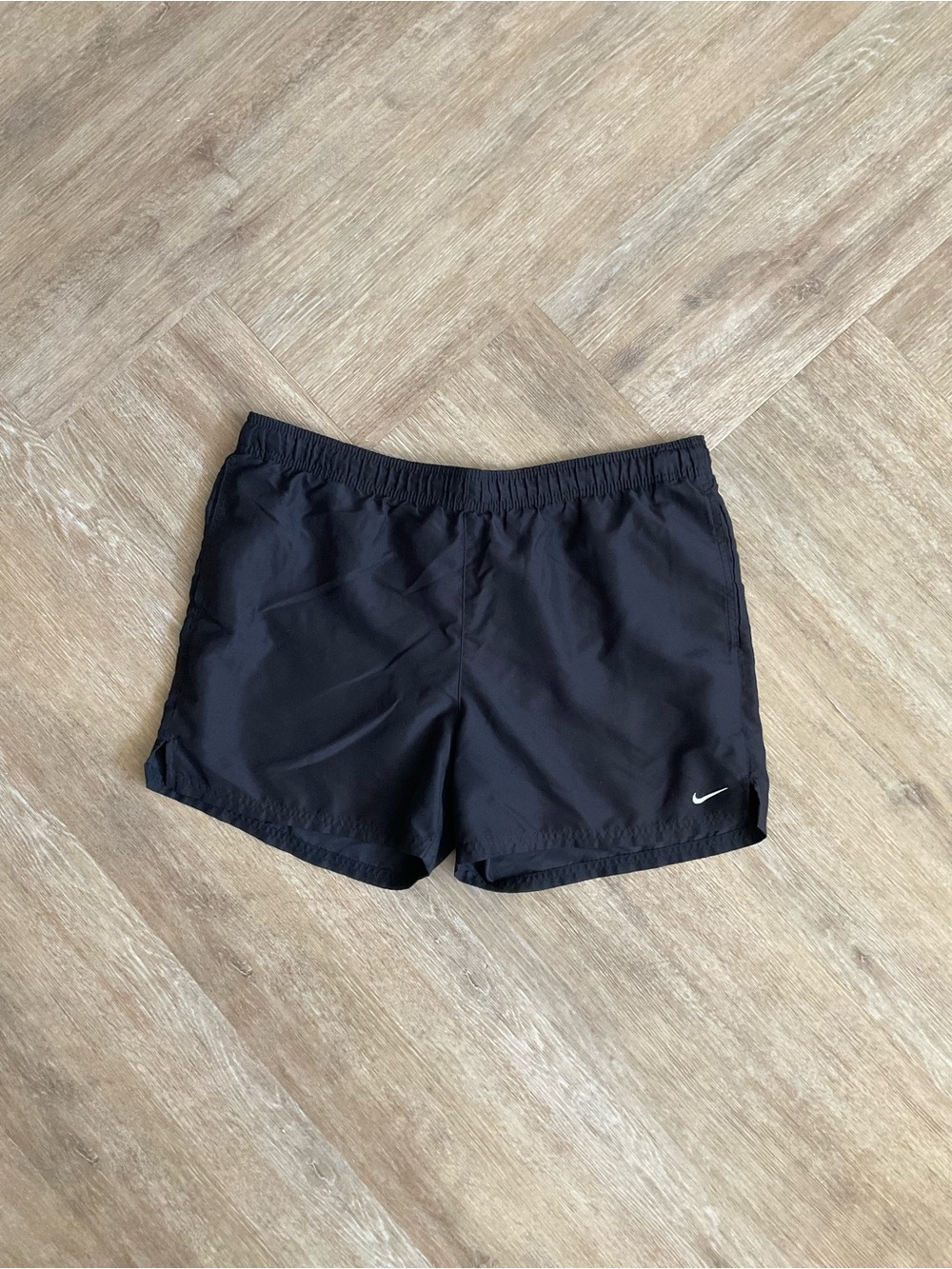 Nike Black Men’s Swim Trunks with Small Swoosh